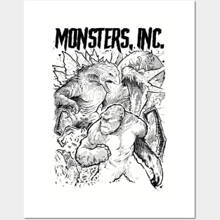 Monsters Posters and Art